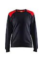 Blåkläder 3408 Dames Sweatshirt Bi-Colour miniatuur