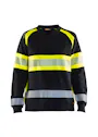 Blåkläder 3409 Dames Sweatshirt High Visibility miniatuur