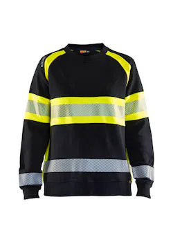 Blåkläder 3409 Damen Sweatshirt High Visibility thumbnail