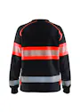 Blåkläder 3409 Dames Sweatshirt High Visibility miniatuur