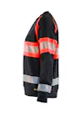 Blåkläder 3409 Dames Sweatshirt High Visibility miniatuur