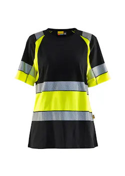Blåkläder 34101030 T-shirt High Visibility Reflecterend Dames miniatuur