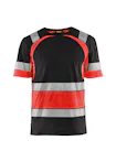 Zwart/High Vis Rood