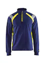 Blaklader 34321158 Sweatshirt Halve Rits Reflecterend Visible miniatuur