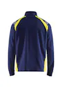 Blaklader 34321158 Sweatshirt Halve Rits Reflecterend Visible miniatuur