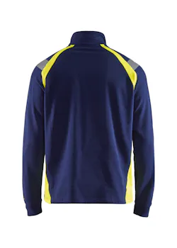 Blaklader 34321158 Sweatshirt Halve Rits Reflecterend Visible miniatuur