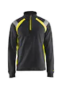 Blaklader 34321158 Sweatshirt Halve Rits Reflecterend Visible miniatuur