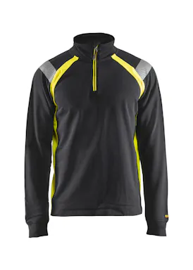 Blaklader 3432 Sweatshirt mit halbem Reißverschluss sichtbar