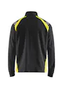 Blaklader 34321158 Sweatshirt Halve Rits Reflecterend Visible miniatuur