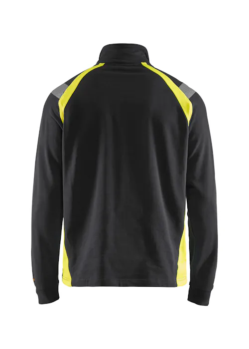 Blaklader 34321158 Sweatshirt Halve Rits Reflecterend Visible