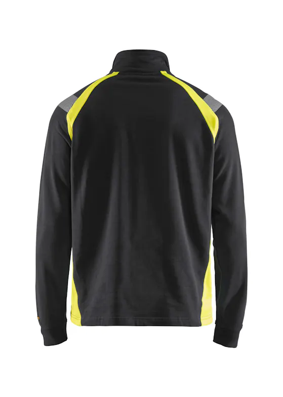 Blaklader 34321158 Sweatshirt Halve Rits Reflecterend Visible