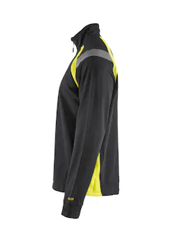 Blaklader 34321158 Sweatshirt Halve Rits Reflecterend Visible miniatuur