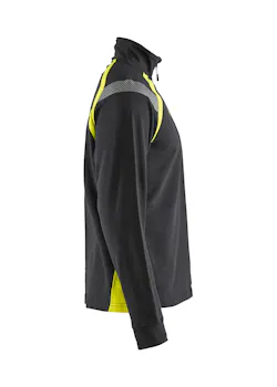 Blaklader 34321158 Sweatshirt Halve Rits Reflecterend Visible miniatuur