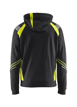 Blaklader 3433 Sweatshirt Hooded Rits Reflecterend Visible miniatuur