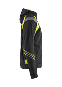 Blaklader 3433 Sweatshirt Hooded Rits Reflecterend Visible miniatuur