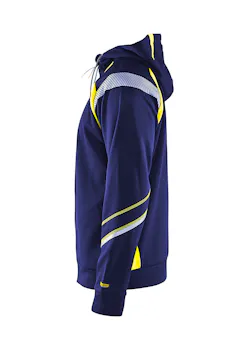 Blaklader 3433 Sweatshirt Hooded Rits Reflecterend Visible miniatuur