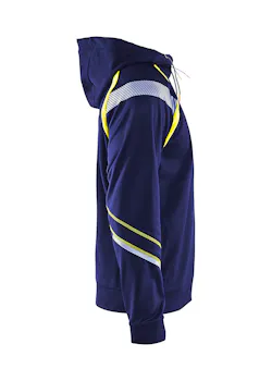 Blaklader 3433 Sweatshirt Hooded Rits Reflecterend Visible miniatuur