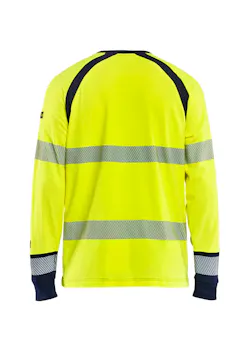 Blaklader 3436 T-shirt lange Mouwen UV-bescherming Vlamvertragend Multinorm miniatuur
