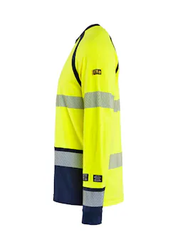 Blaklader 3436 T-shirt lange Mouwen UV-bescherming Vlamvertragend Multinorm miniatuur