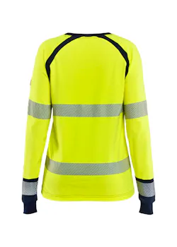 Blaklader 3437 T-shirt Lange Mouwen UV-bescherming Dames Multinorm miniatuur