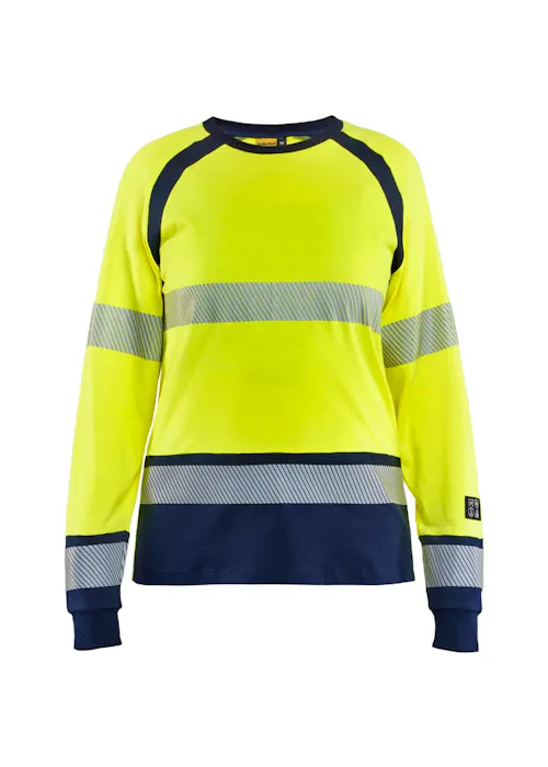 Blaklader 3437 T-shirt Lange Mouwen UV-bescherming Dames Multinorm