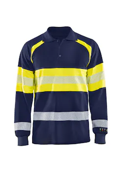 Blåkläder 3438 Multinorm Piqué polo lange mouw