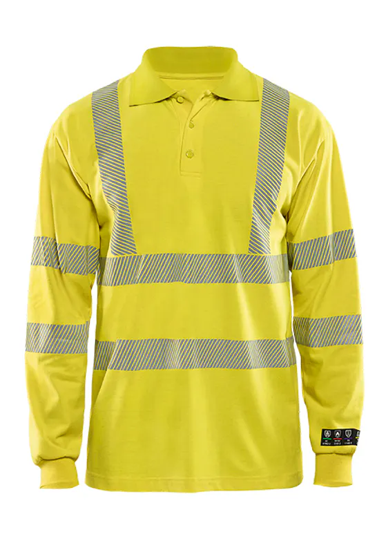 Blåkläder 3439 Multinorm Piqué-Polo, Langarm