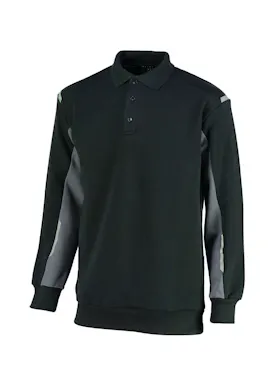 Ballyclare Joe 34401/803 Langarm-Poloshirt zweifarbig Regular fit