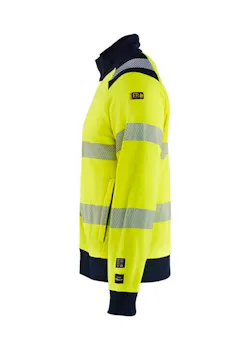 Blaklader 3461 Multinorm Sweatshirt Met Rits Brandvertragend miniatuur