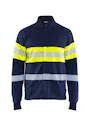 Blaklader 3462 Multinorm Sweatshirt Met Rits Brandvertragend miniatuur