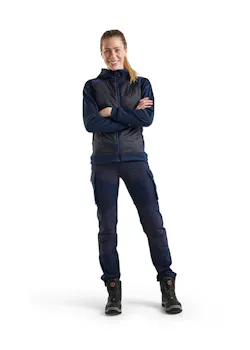 Blåkläder 3464 Sweat-shirt hybride zippé pour femmes thumbnail (vignette)