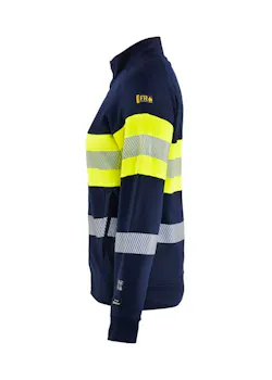 Blaklader 3472 Multinorm Sweat-shirt avec fermeture éclair ignifuge pour femmes thumbnail (vignette)
