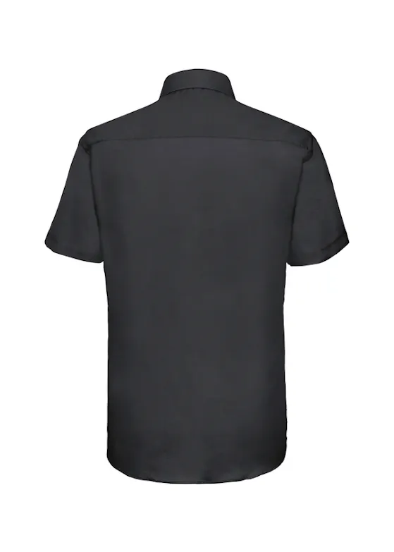 Russell Men's Short-Sleeve Tailored Oxford Shirt