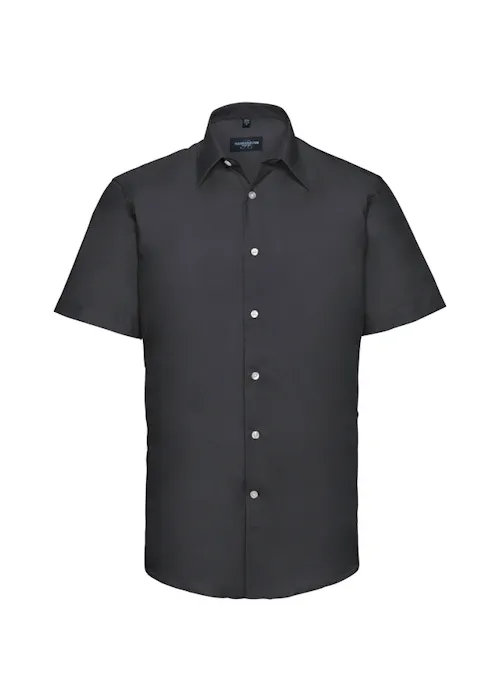 Russell Z923 Oxford Shirt Short Sleeve Tailored Regular Fit