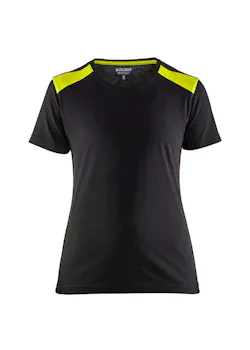 Blaklader 3479 T-shirt Regular Fit Dames Bicolour miniatuur