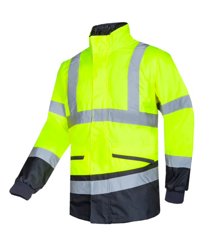 Fluo Gelb/Marineblau