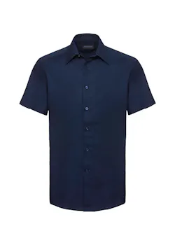Russell Z923 Oxford Shirt Short Sleeve Tailored Regular Fit miniatuur