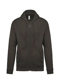 Kariban K479 Sweat-shirt avec fermeture éclair et capuche coupe standard Regular Fit thumbnail (vignette)