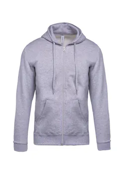 Kariban K479 Sweat-shirt avec fermeture éclair et capuche coupe standard Regular Fit thumbnail (vignette)
