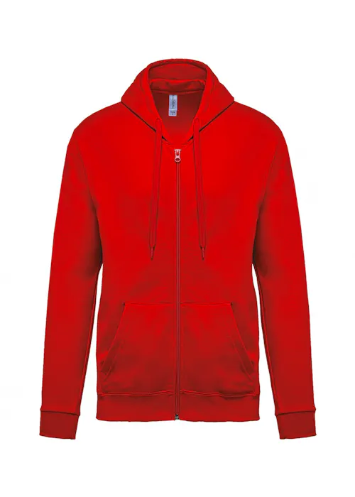 Kariban K479 Sweat-shirt avec fermeture éclair et capuche coupe standard Regular Fit