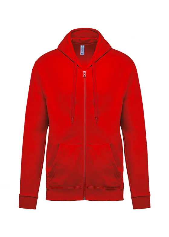Kariban Sweatshirt mit Reißverschluss und Kapuze