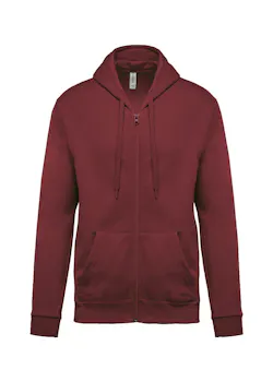 Kariban K479 Sweater met Rits en Capuchon Regular Fit