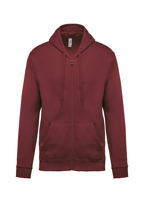Kariban K479 Sweat-shirt avec fermeture éclair et capuche coupe standard Regular Fit