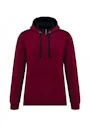 Kariban K446 Sweatshirt hooded, kontrastfarbene Kapuze Regular Fit Vorschaubild