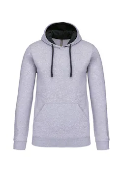 Kariban K446 Sweat-shirt à capuche contrastée coupe standard thumbnail (vignette)
