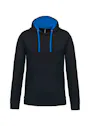 Kariban K446 Sweatshirt hooded, kontrastfarbene Kapuze Regular Fit Vorschaubild