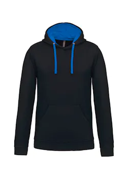 Kariban K446 Sweat-shirt à capuche contrastée coupe standard thumbnail (vignette)