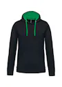 Kariban K446 Sweatshirt hooded, kontrastfarbene Kapuze Regular Fit Vorschaubild