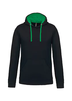 Kariban K446 Sweat-shirt à capuche contrastée coupe standard thumbnail (vignette)