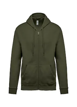 Kariban K479 Sweat-shirt avec fermeture éclair et capuche coupe standard Regular Fit thumbnail (vignette)